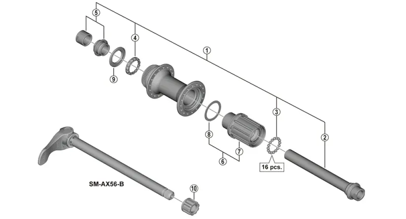 Shimano FH-MT400B Boss